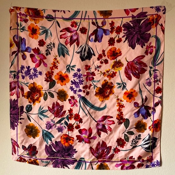 J. Crew Floral Scarf - Picture 4 of 4